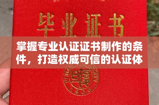 拜城掌握专业认证证书制作的条件，打造权威可信的认证体系