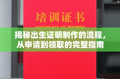 拜城揭秘出生证明制作的流程，从申请到领取的完整指南
