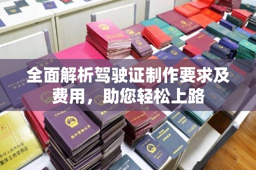 拜城全面解析驾驶证制作要求及费用，助您轻松上路