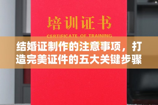 拜城结婚证制作的注意事项，打造完美证件的五大关键步骤