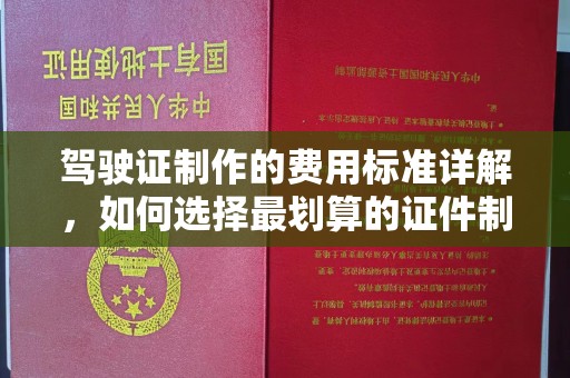 拜城驾驶证制作的费用标准详解，如何选择最划算的证件制作服务？