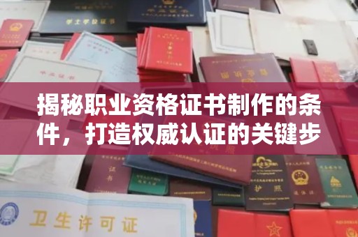 拜城揭秘职业资格证书制作的条件，打造权威认证的关键步骤