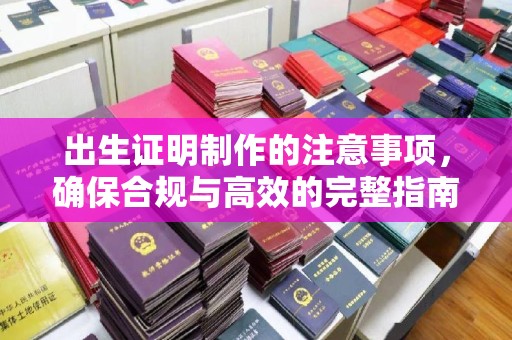 拜城出生证明制作的注意事项，确保合规与高效的完整指南