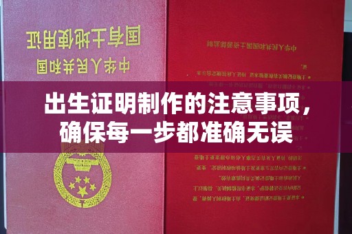 拜城出生证明制作的注意事项，确保每一步都准确无误