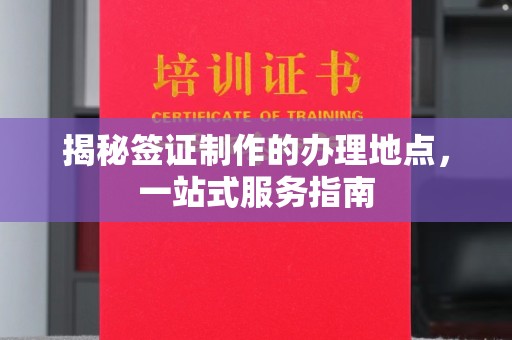 拜城揭秘签证制作的办理地点，一站式服务指南