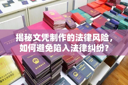 拜城揭秘文凭制作的法律风险，如何避免陷入法律纠纷？
