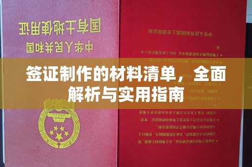 拜城签证制作的材料清单，全面解析与实用指南