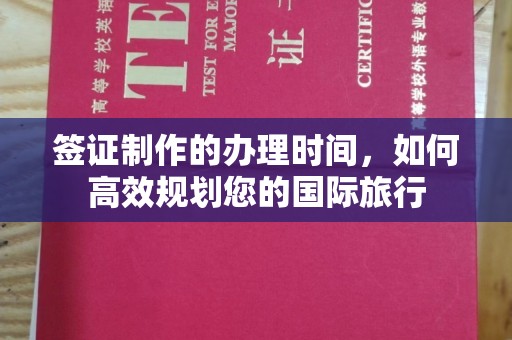 拜城签证制作的办理时间，如何高效规划您的国际旅行